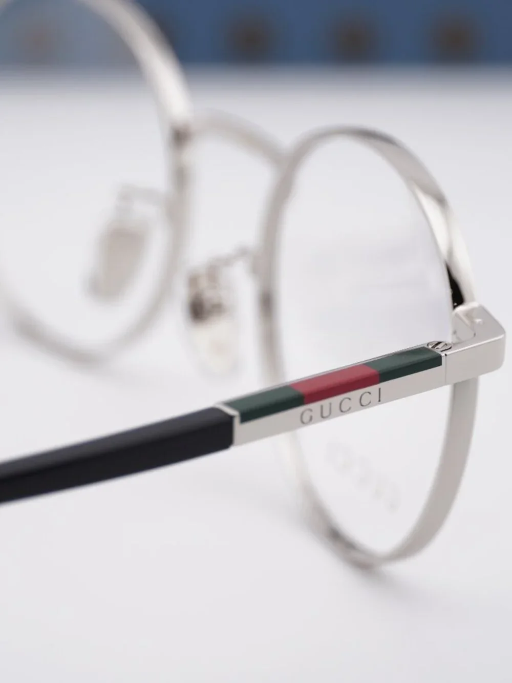 Gucci GG1966OK 001 Round Eyeglasses 51mm - Silver